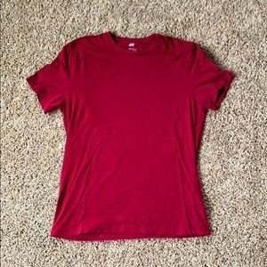 H&M Slim Fit Shirt Red